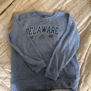 Delaware Blue Crew Neck Sweater